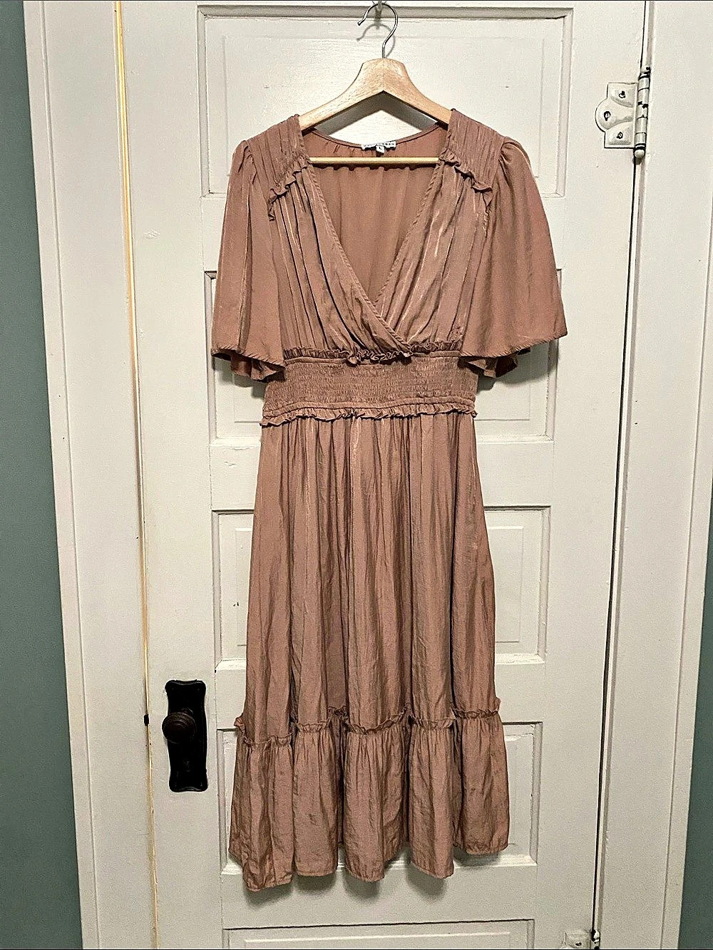 Balticborn Maxi Dress in Mauve Size Large